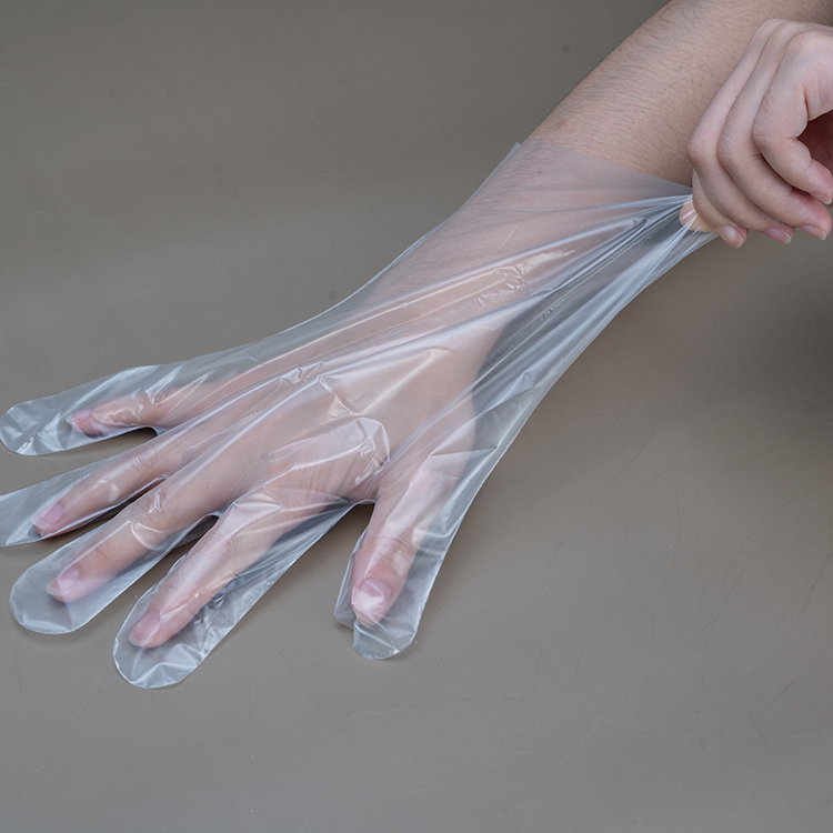 Folded Biodegradable Ldpe Gloves for Theatres