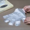 White Eco-Friendly Hdpe Gloves For Hair Dyeing