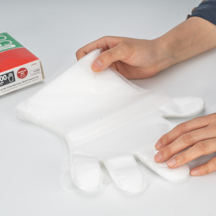 White Disposable Hdpe Gloves For Restaurant